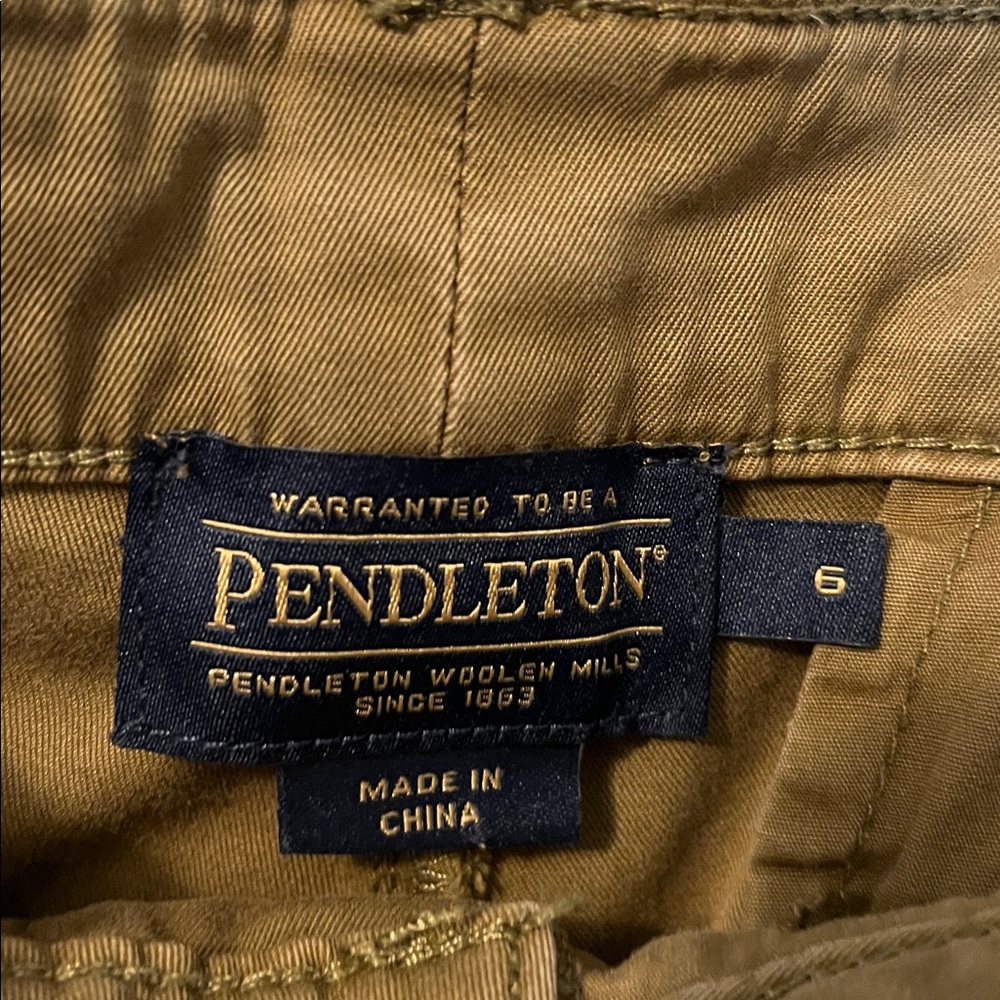 Pendleton Women’s Chino Pants Khaki Size 6 - Picture 2 of 6